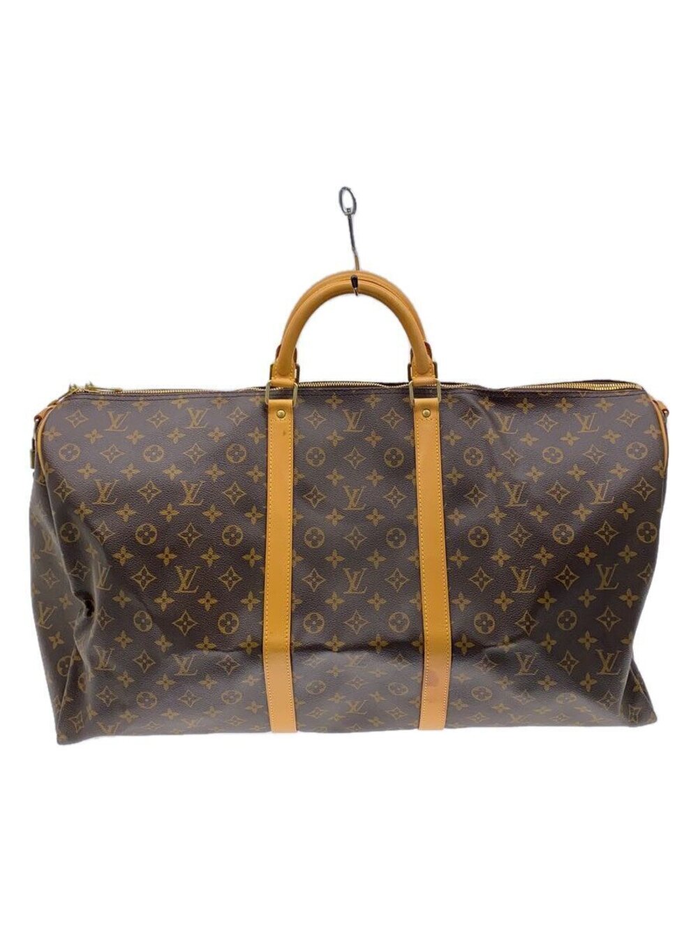 LOUIS VUITTON Keepall Bandouliere Canvas Brown All over